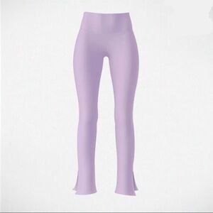 Sparrow Lavender Flared Leggings – High-Waisted – Size S